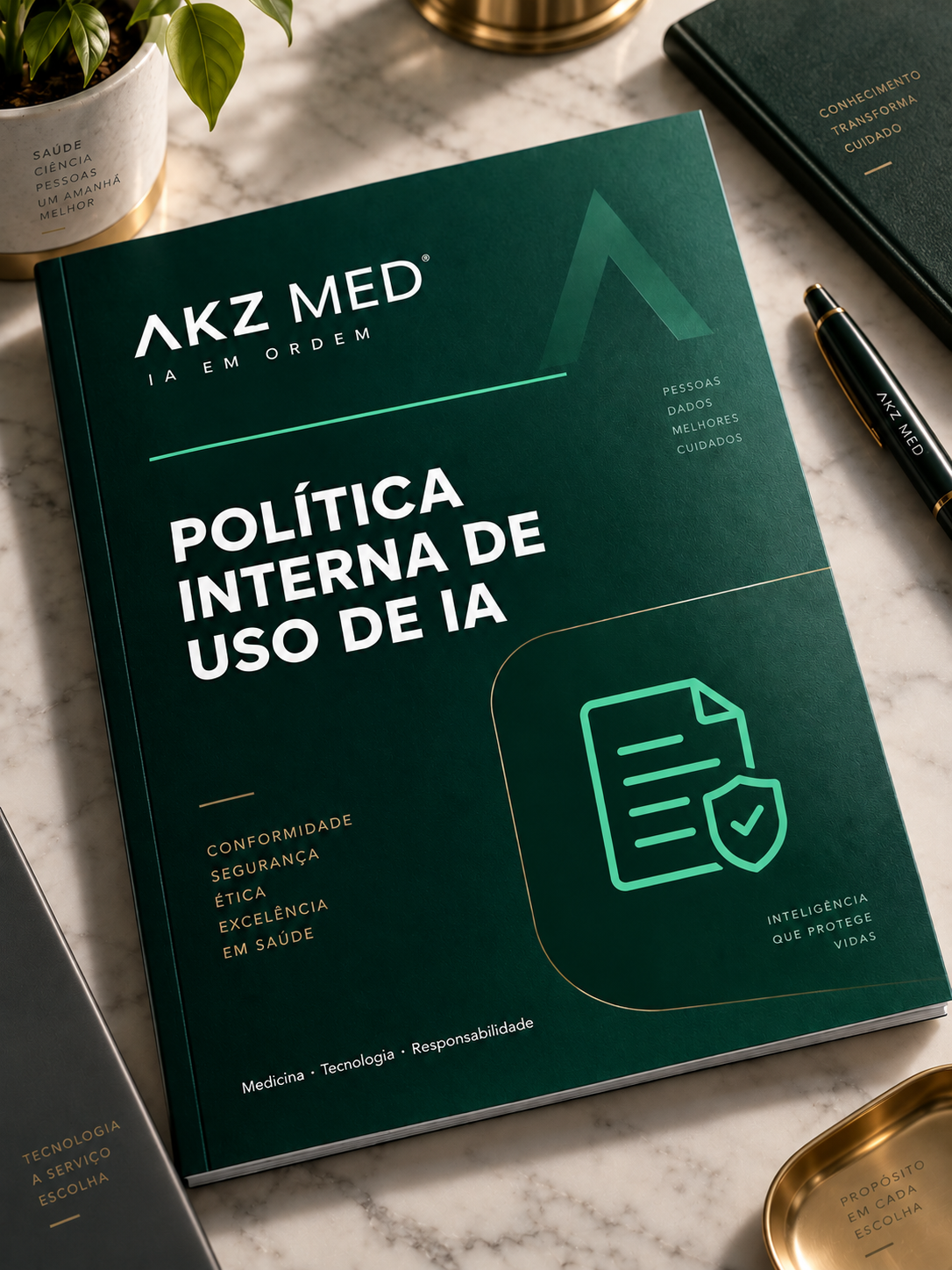 Capa da Política Interna de Uso de IA